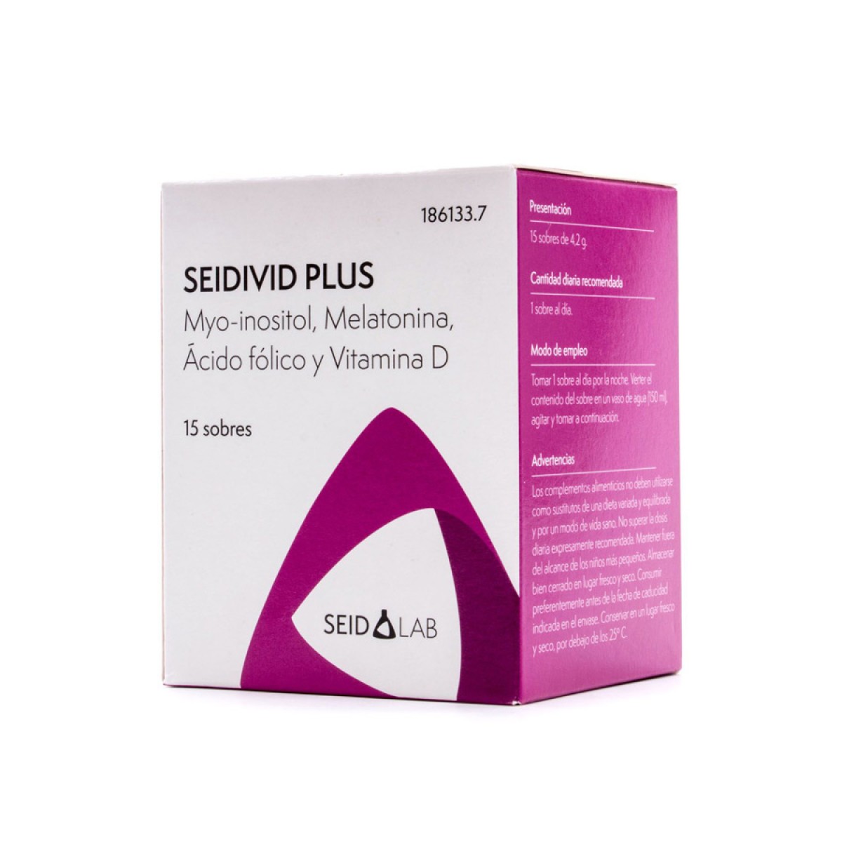 Seidivid Plus Myo Inositol Melatonidad ácido Fólico Vitaminada D 15 Sobres Ya En Wofarma 3092