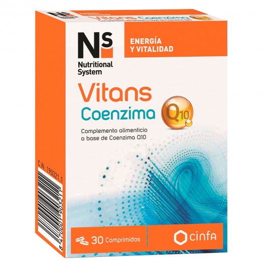 N+S Vitans Coenzima Q10 30 Comprimidos | Ya en Wofarma