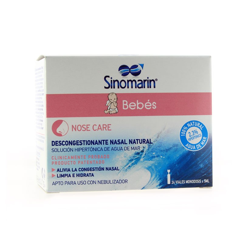 Comprar Sinomarin Bebés Descongestionante Nasal Natural 24 monodosis