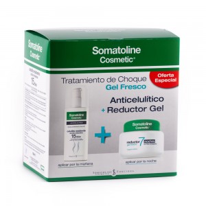 Somatoline pack tratamiento de choque anticelulítico 400ml+ reductor gel 150ml